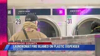 Dryer catches fire at Rockford laundromat