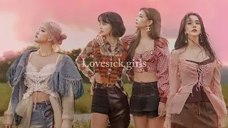 Black pink - lovesick girls (speed up)