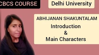 ABHIJANAN SHAKUNTALAM by Kalidasa // Introduction and Main Characters // #apeducation_hub