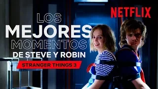 MEJORES MOMENTOS de Steve and Robin | STRANGER THINGS | Netflix España