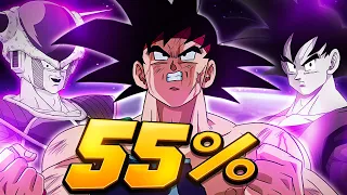 (Dokkan Battle) DOKKAN FEST TEQ BARDOCK AT 55% AND FULL LEVEL 1 LINKS! DOES HE PROVIDE ENOUGH?