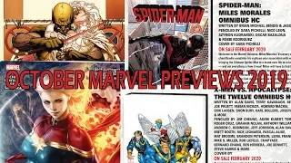 Advance look at the October Marvel Previews 2019 and NEW Omnibuses Announcement!