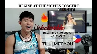 [REACTION] FIRST TIME! REGINE VELASQUEZ-ALCASID Till I Met You | Regine at The Movies | #JANGReacts