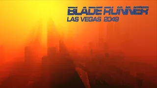 Blade Runner 2049 | Las Vegas AMBIENT | City Flyover - 1 hour