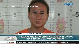 2 lalaki ang kinasuhan ng rape sa 13-anyos na binatilyo sa Paniqui, Tarlac