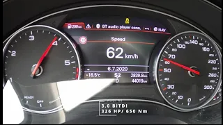 Audi A6 3.0 Bitdi vs  Mercedes Benz E400d?! 0-250 km/h Acceleration Test