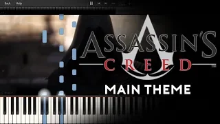 Assassin's Creed Series Main Theme - "Ezio's Family" Piano Cover - Easy