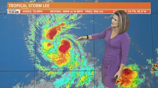 Tropical Storm Lee to intensify, bring strong rip currents to First Coast