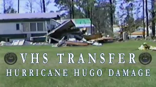 Hurricane Hugo Damage Blount's Landing Lake Marion Eutawville SC VHS Footage 1989