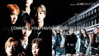 #COUPLESHIPS bts x blackpink couple ships