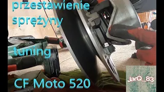 #56 Tuning quada CF Moto 450 520 Przestawienie sprężyny wariatora Quad zrywniejszy Poprawione osiągi