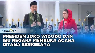 Presiden Joko Widodo Dan Ibu Negara Membuka Acara Istana Berkebaya