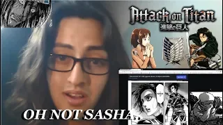 OH NOT SASHA - Attack on Titan Manga Chapter 105 Assassin's Bullet 進撃の巨人 | LIVE REACTION & REVIEW!