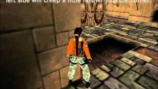 Crawling Corner Bug in Classic Tomb Raider Games