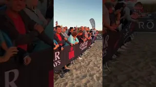 Ironman swim start 70.3 Barcelona 2023