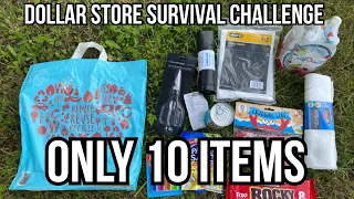 Dollar store $10 survival challenge - U.K. edition!! £10, 10 items, one night in the wild.