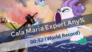 Cuphead - Cala Maria Expert Any% - World Record Speedrun 00:52 (Current Patch)