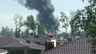 Пожар в Ангарске 9 июня