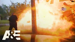 House EXPLODES After Car Crashes Into It | Rescue Cam | A&E