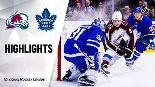 Торонто - Колорадо / NHL Highlights | Avalanche @ Maple Leafs 12/4/19