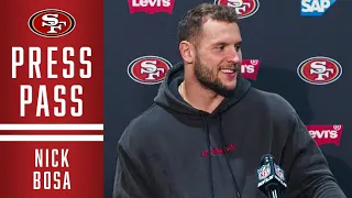 Nick Bosa Talks Playing 'Mind Games' with Opposing O-Lines | 49ers