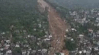 Residents on devastation left by Brazil landslides