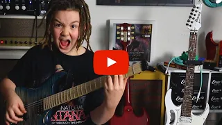 Wasted Years (Iron Maiden) Taj Farrant - 11 Years Old