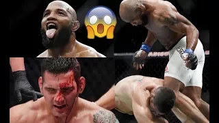 Yoel Romero's Epic KO Finish of Chris Weidman at UFC 205 - HIGHLIGHTS