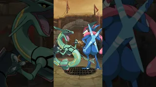 Ash Greninja Vs Legendary Pokemon's || UK LUCARIO || #shorts #pokemon #ashgreninja