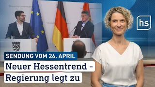 Neuer Hessentrand – Regierung legt zu | hessenschau vom 26.04.2024