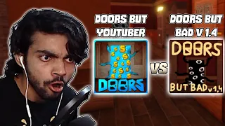 [ROBLOX] Doors but Youtuber VS Doors but bad v1.4  #doorsroblox @sulymazing