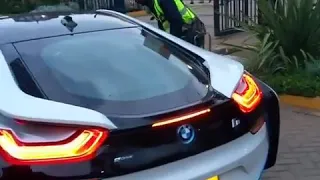 BMW i8 in kenya 😲😲😲😂🇰🇪