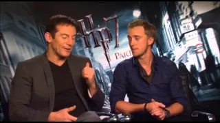 Jim Ferguson Interviews Jason Isaacs and Tom Felton for Harry Potter and the Deathly Hallows pt1