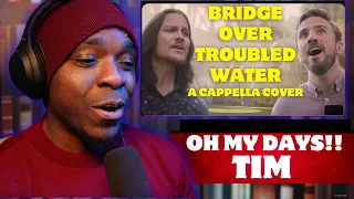 "Bridge Over Troubled Water - Simon and Garfunkel feat. Tim Foust | FIRST TIME Reaction!
