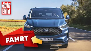 Ford Transit/Tourneo Custom (2023) | Ein Ford mit Familiensinn im ersten Check | mit Thomas Geiger