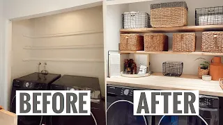 Affordable Laundry Area Makeover | All Decor From TARGET!