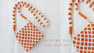 Macrame Bag Tutorial Using Diamond Patterns | New Design Macrame Bag
