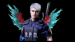 New! RPD Uniform on Nero in Devil May Cry 5 Gameplay Costume Cutscenes PC MOD DMC 5