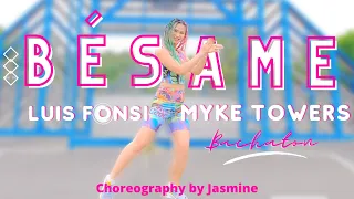 [Dance workout] Luis Fonsi, Myke Towers - Bésame | Pop Latino 2021 | Dance fitness with Jasmine