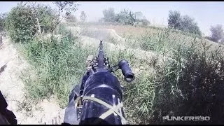 M240B Gunner Suppresses Enemy During Ambush