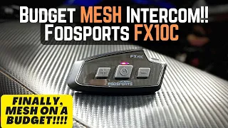 Fodsports FX10C Bluetooth Mesh Intercom | Review | It has MESH!