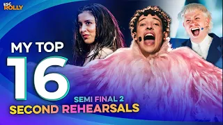 Eurovision 2024 | Semi Final 2 - My Top 16 - After Second Rehearsals