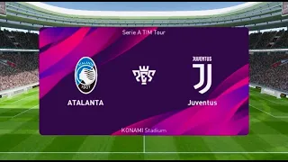 Pes 2020 mobile Pro Evolution Soccer gameplay||Juventus vs Atlanta|Serie A tour #21