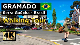 GRAMADO | RIO GRANDE DO SUL | BRAZIL | MAY 2023 - WALK TOUR【4K】