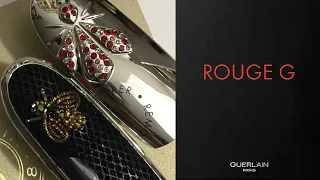 GUERLAIN | $300 Rouge G Prestige Edition Lipstick Case Sets | 🐝 Gold Bee Sequins & Lucky Bee