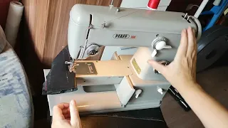Nähmaschine  PFAFF 360 Test, Sewing machine review швейная машина тест