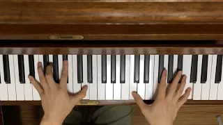 C minor blues solo piano improvisation