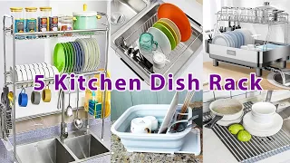 Top 5 Best Kitchen Dish Rack|Space saving Organizer|Amazon Kitchen Organizer|Things You NEED #16