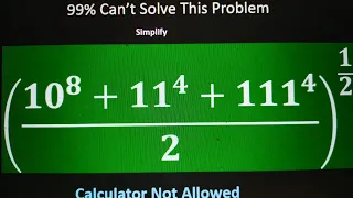 Math Olympiad problem | 99% Can't Solve This | A Nice Radical Problem | Can You Solve This ? |