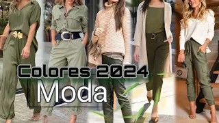 MODA 2024 OUTFITS CÓMO Vestir CON ROPA  BÁSICA Y SENCILLA LOOKS CASUALES TENDENCIAS 2023 y 24